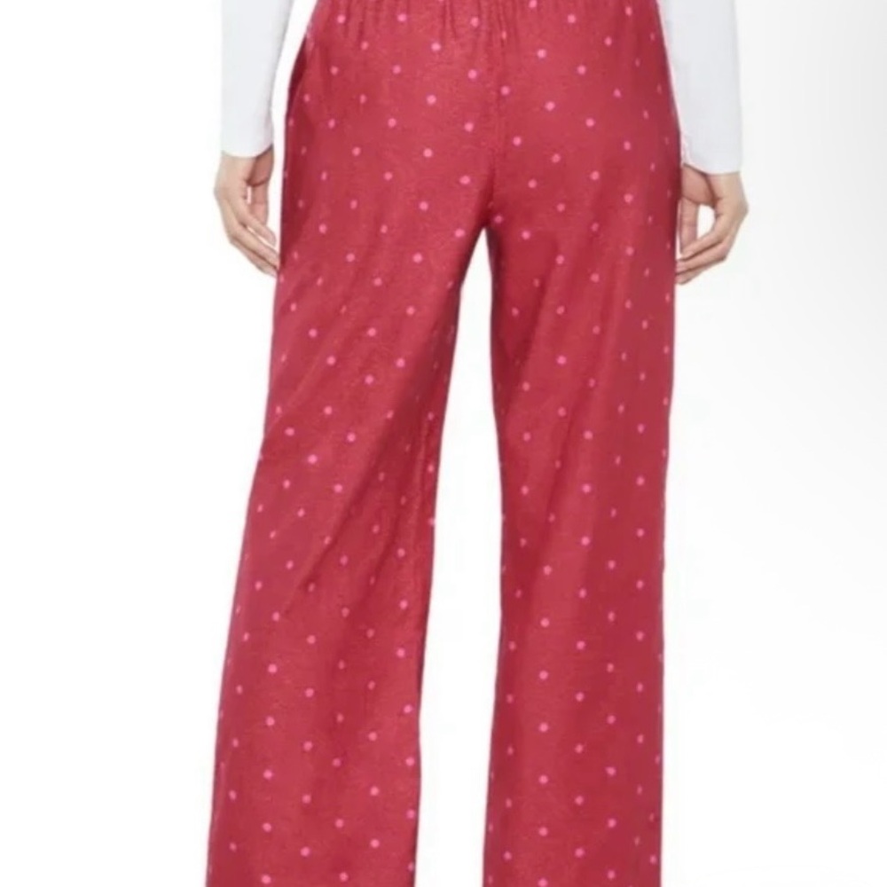 2 Pair GAP NWT Women's Cozy Drawstring Lounge Pants - Blue & Red - Picture 2 of 6